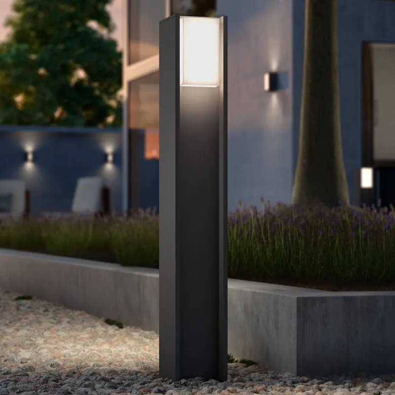 Philips Hue Turaco słupek oświetleniowy LED, szary, sterowany, inteligentny