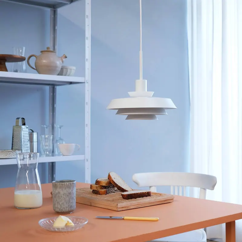 Dyberg Larsen DL30 lampa wisząca Ø 30 cm, biała