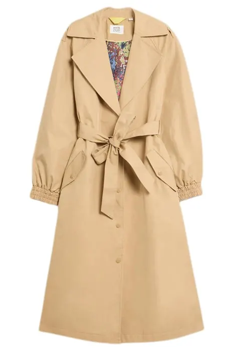 White Stuff Finley Trench Coat Light Natural Maat: 18 | Trenchcoats Outlet | Dames | Bruin