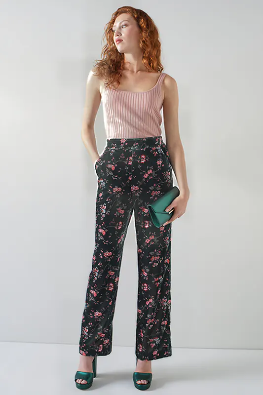 LK Bennett Boyd Straight Jeans  Green Maat: 38 | Straight Broeken Outlet | Dames | Groen