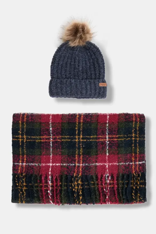Barbour czapka i szalik