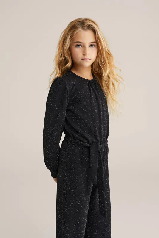 We Fashion Jumpsuit Black Maat: 128 | Jurken Outlet | kids | Zwart