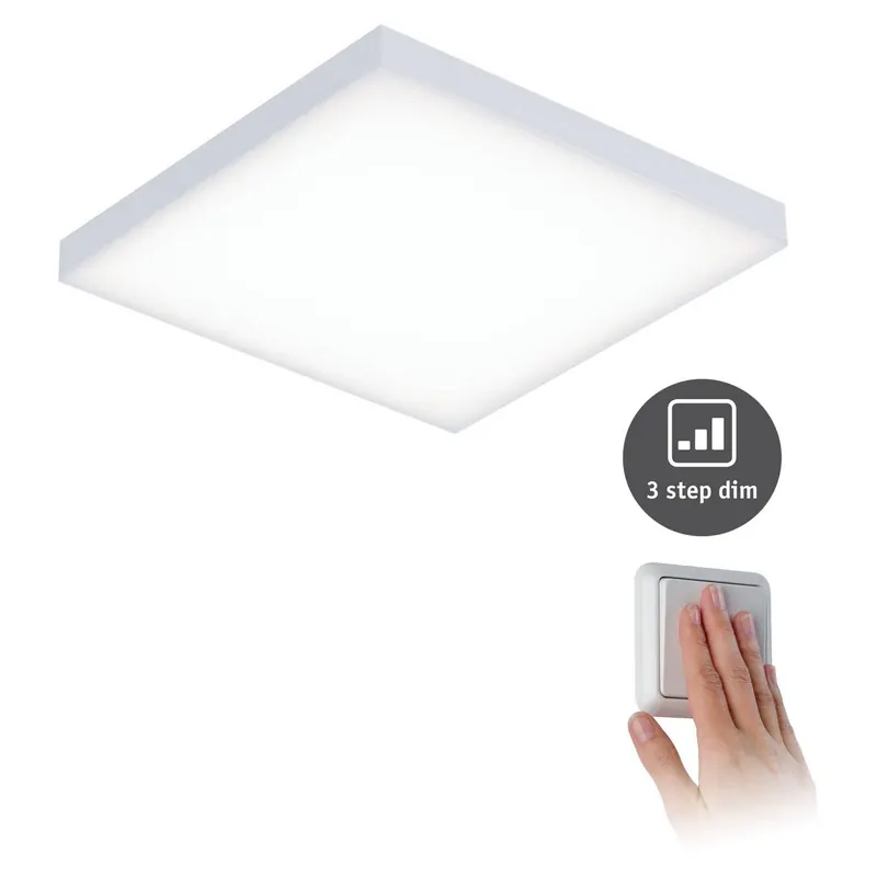 Paulmann Velora panel LED 3-step-dim, 22,5x22,5 cm