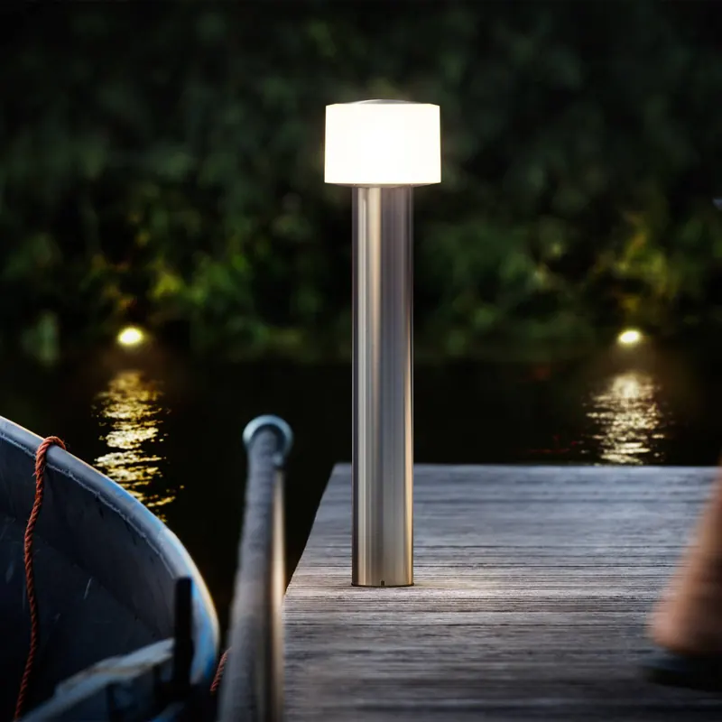 Philips Słupek oświetleniowy LED Otis UE, stal nierdzewna, IP44