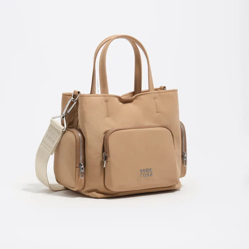 Torebka listonoszka Pocket mała nylon camel