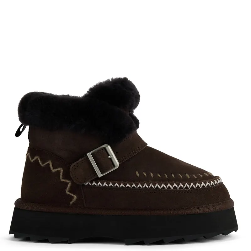 Emu Australia Botki Śniegowce Damskie Sunnie Chocolate W13333-Choc r.39