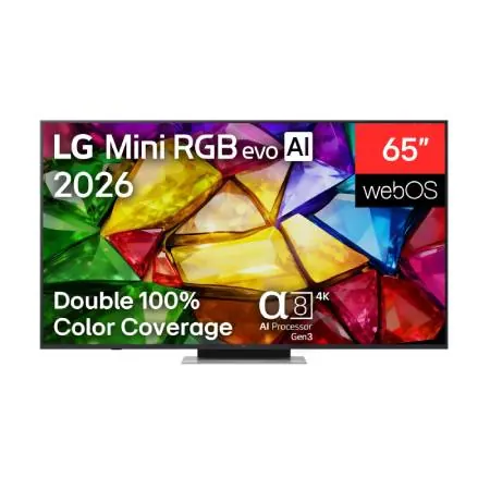 65-calowy LG Mini RGB evo AI MRGB87 4K Smart TV 2026 - 65MRGB87B6B
