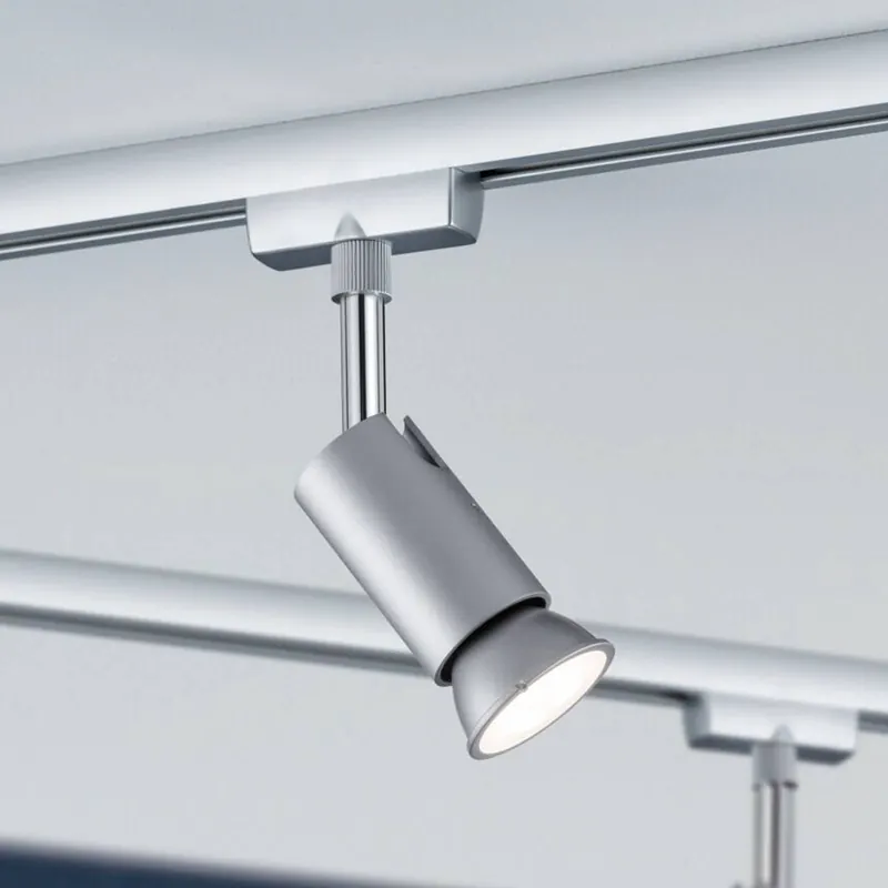 Paulmann URail - spot szynowy Pure I, chrom matowy, GU10, metal