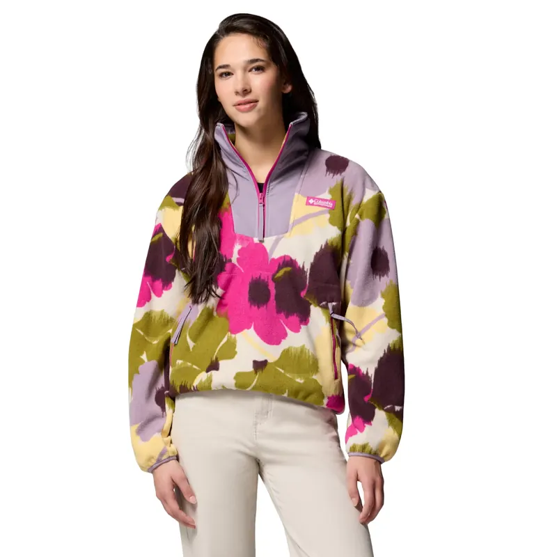 Columbia Sequoia Grove Printed Half Zip Fleece 2136204538, Damskie, Wielokolorowe, polary, poliester, rozmiar: M