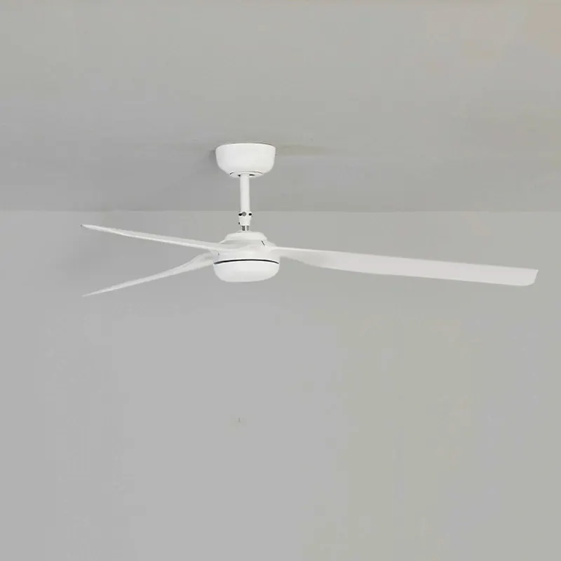 Wentylator sufitowy Punt M, biały, zasilanie prądem stałym, cichy, Ø 130 cm,
