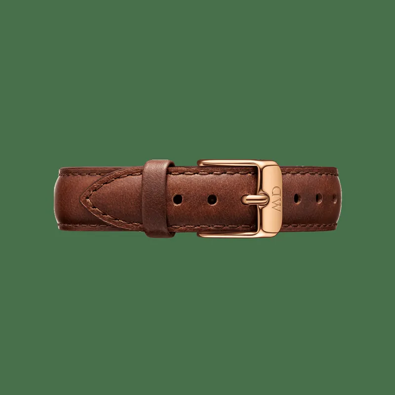 Daniel Wellington DW Strap Leather St Mawes 18mm Rose Gold