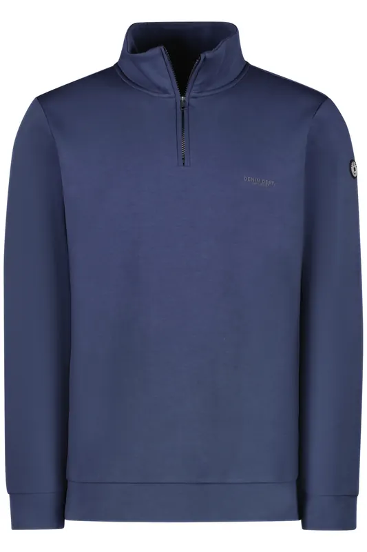 Cars Jeans Proley Sw Halfzip Navy Maat: 3XL | Sweaters Outlet | Heren | Blauw
