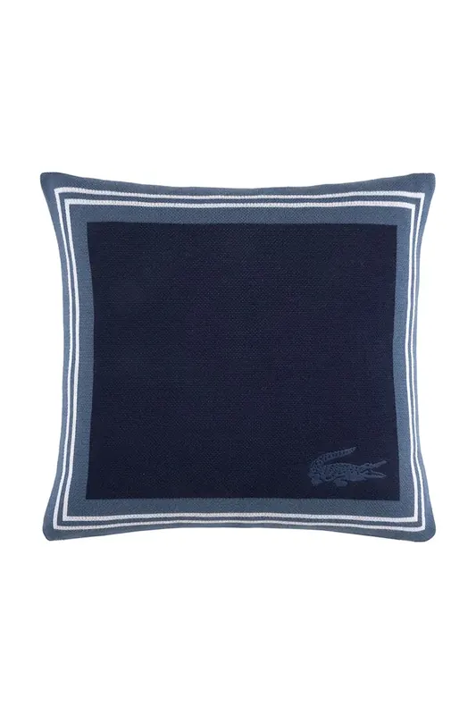 Lacoste poszewka na poduszkę bawełniana L FRAME Marine 45 x 45 cm