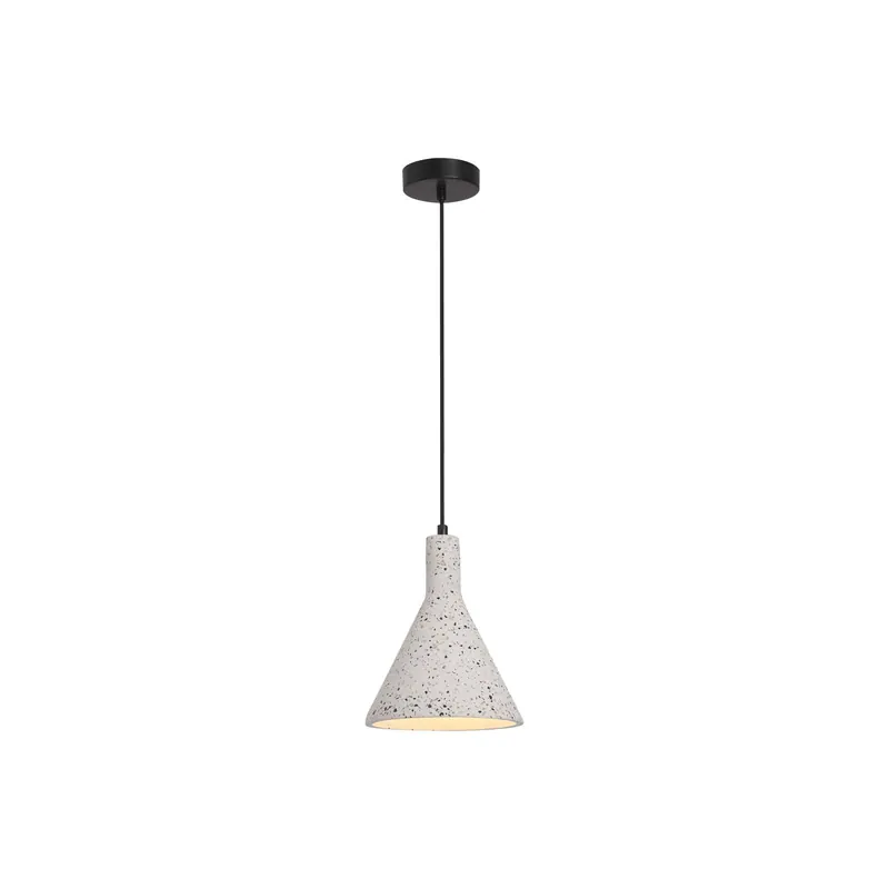 Lampa wisząca Dot, beton, biały