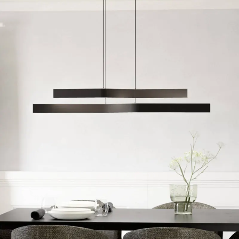 Żyrandol LED EGLO PLAYITAS, czarna, 120 cm, 2-punktowy, CCT