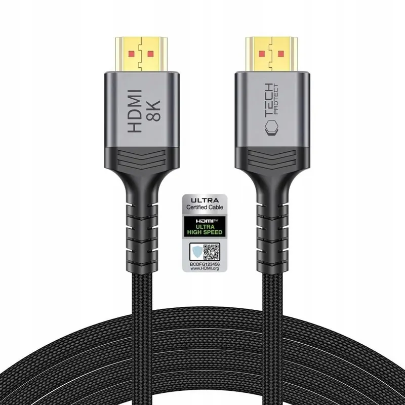 Kabel Tech-Protect UltraBoost Hdmi 2.1 4K 120HZ 8K 60HZ 300 cm czarny