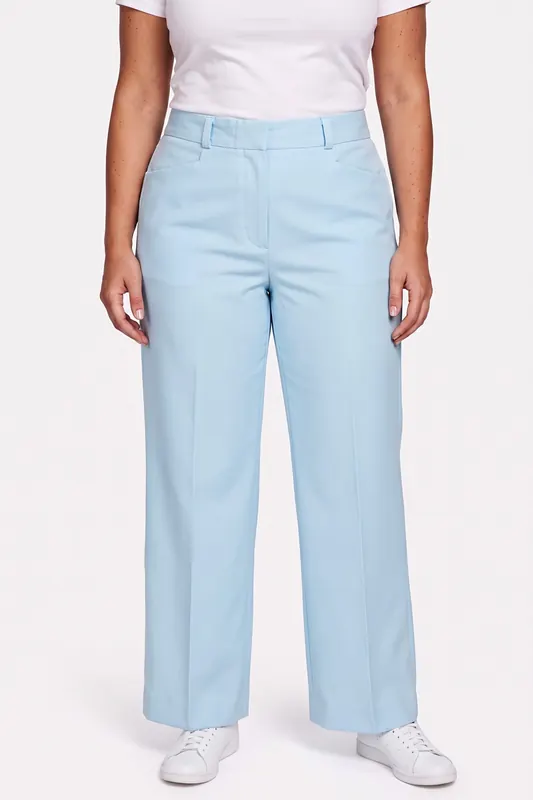 RE/DONE 70s Trouser Wash Light Blue Maat: 29 | Straight Broeken Outlet | Dames | Blauw