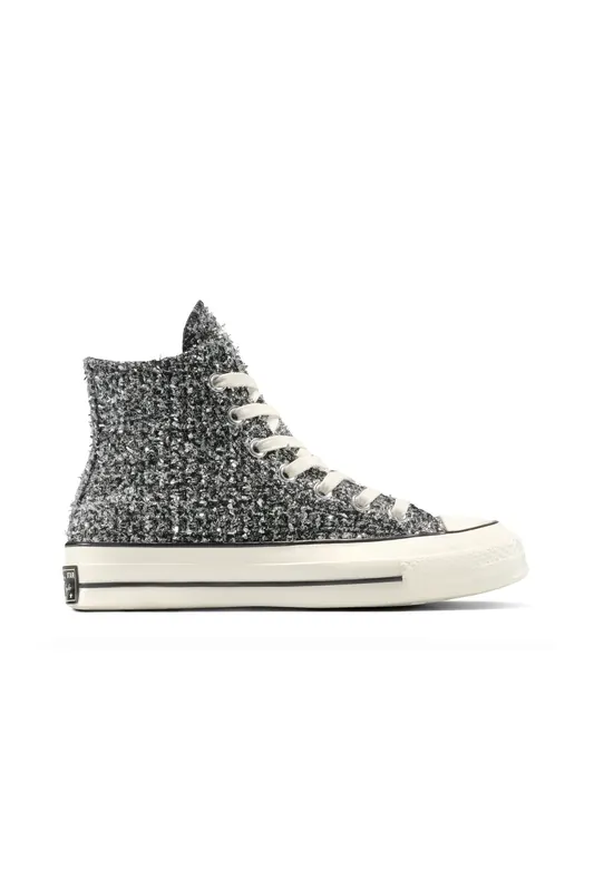 Converse Unisex Chuck 70 Hi Black/silver/egret Maat: 41 | Sneakers Outlet | Unisex | Zwart