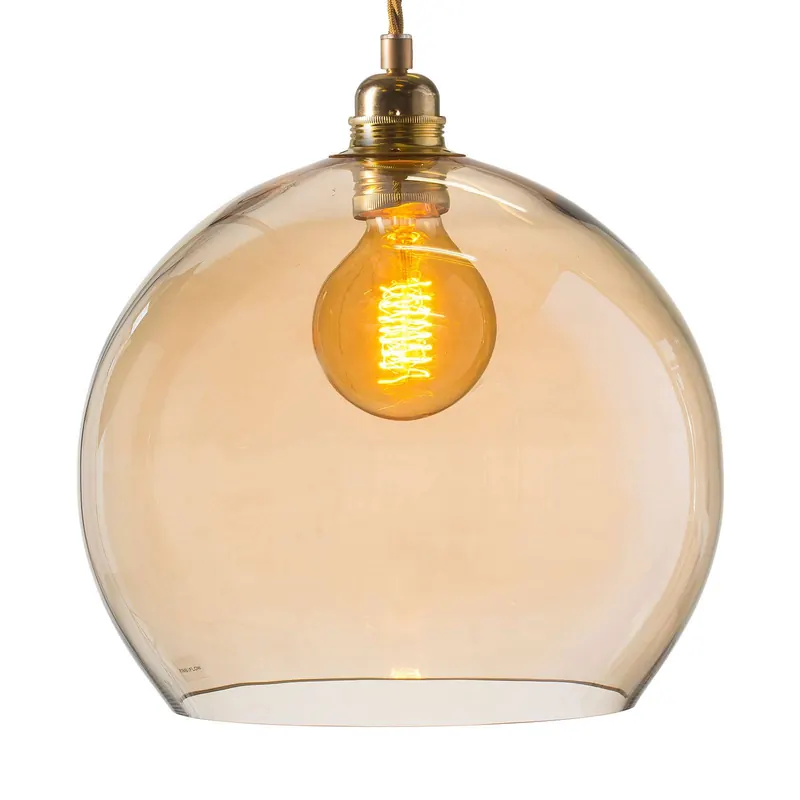 EBB & FLOW Rowan lampa wisząca złota/złoty dym Ø28