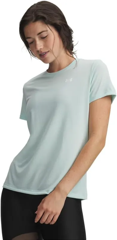 UNDER ARMOUR damska koszulka treningowa Tech SSC - Solid jasny zielony (M)