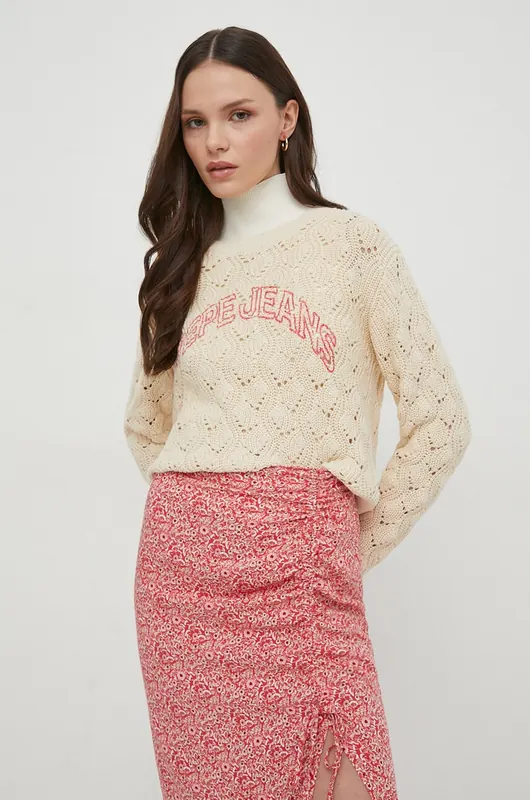 Pepe Jeans sweter bawełniany GRACE