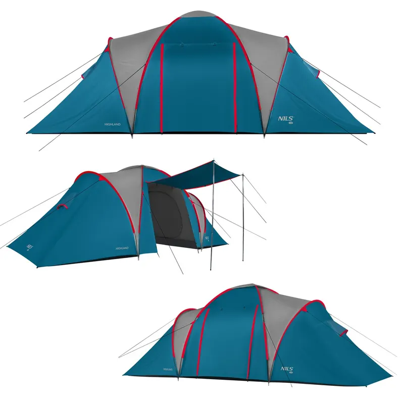 NILS CAMP namiot turystyczny z przedsionkiem rodzinny NC6031 HIGHLAND