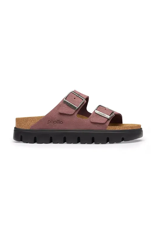 Birkenstock x Papillio klapki damskie zamszowe Arizona Chunky Suede Leather