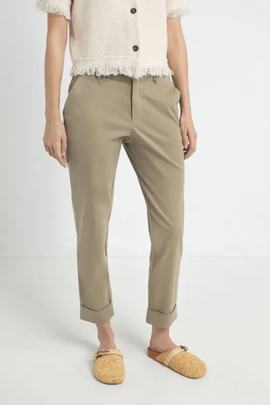 Josephine & Co Damian Pants Light Olive Maat: 40 | Pantalons Outlet | Dames | Bruin