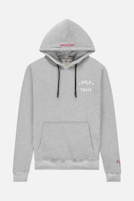 In Gold We Trust The Notorious Grey Melange Maat: XXL | Hoodies Outlet | Unisex | Grijs