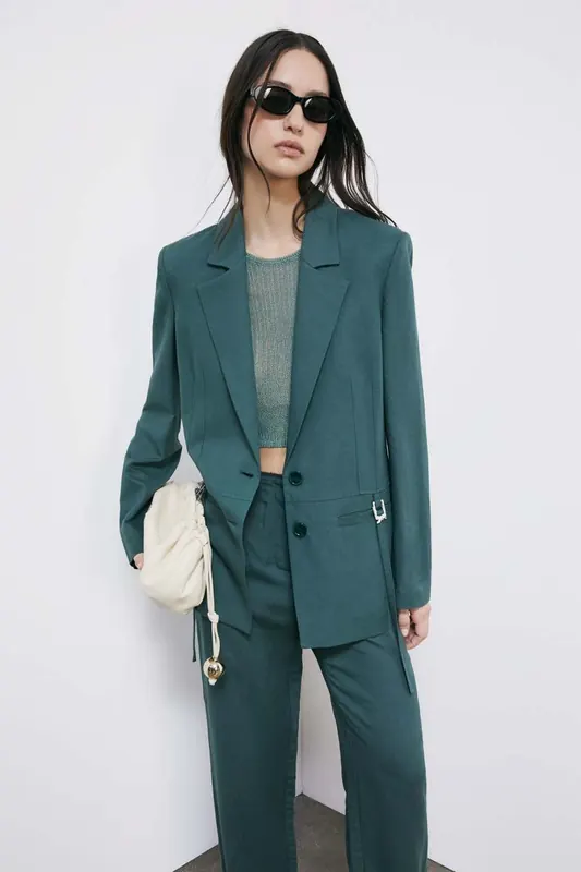 Blazer tailoring z wiązaniami