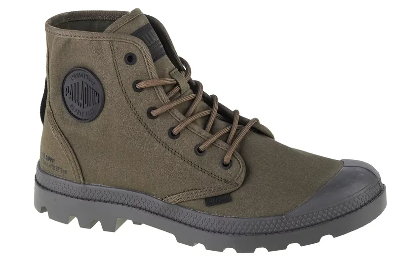 Palladium Pampa Hi HTG Supply 77356-325-M, Unisex, Zielone, buty sneakers, tkanina, rozmiar: 37
