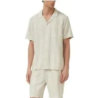 s.Oliver  Shirts Brown Maat: S | Casual Overhemden Outlet | Heren | Beige