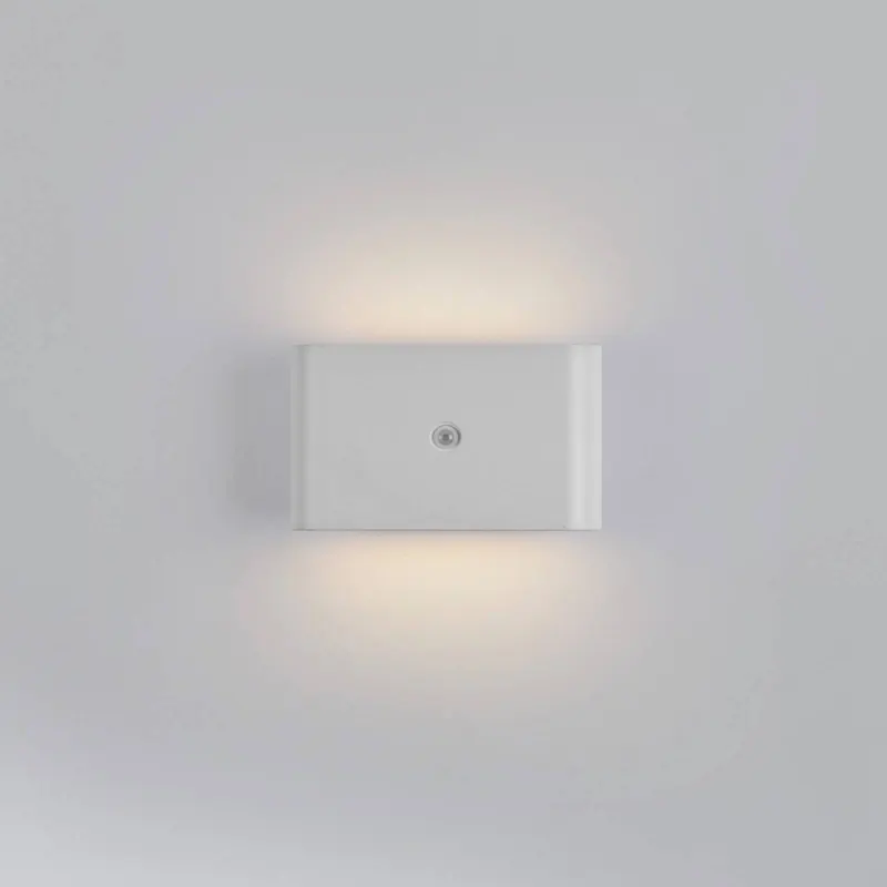 JUST LIGHT. kinkiet LED na akumulator Ziddy, biała, czujnik 3000 K
