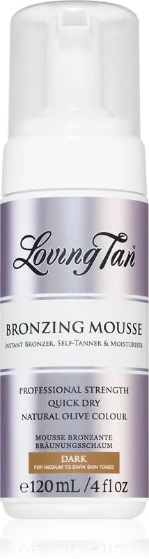 Loving Tan Pianka samoopalająca Bronzing Self-tanning Mousse ciemny kolor 120 ml