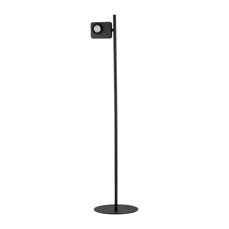 Czarna aluminiowa lampa stojąca LED z elastyczną konstrukcją/ze ściemniaczem (wysokość 131 cm) Kedros – Nova Luce