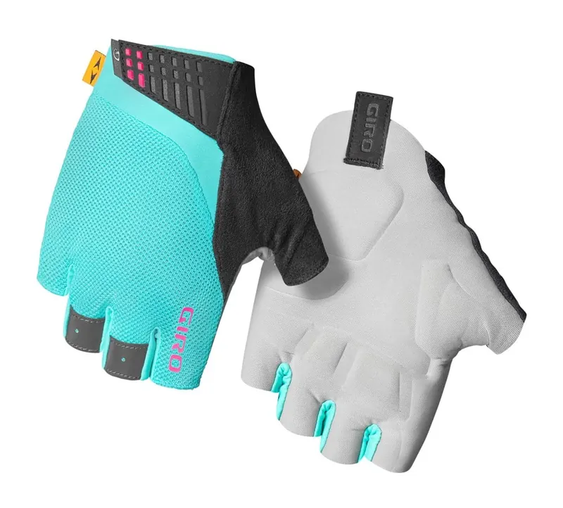 Rękawiczki damskie GIRO SUPERNATURAL W krótki palec screaming teal/neon różowy (L)