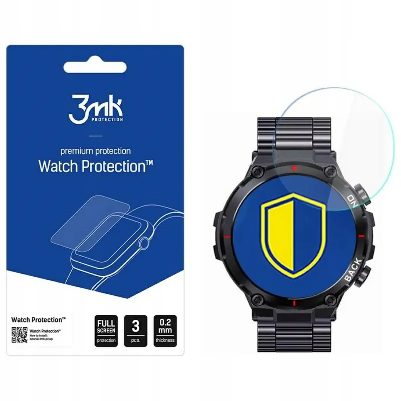 Szkło hybrydowe 3MK FlexibleGlass Watch do Gravity GT8-2