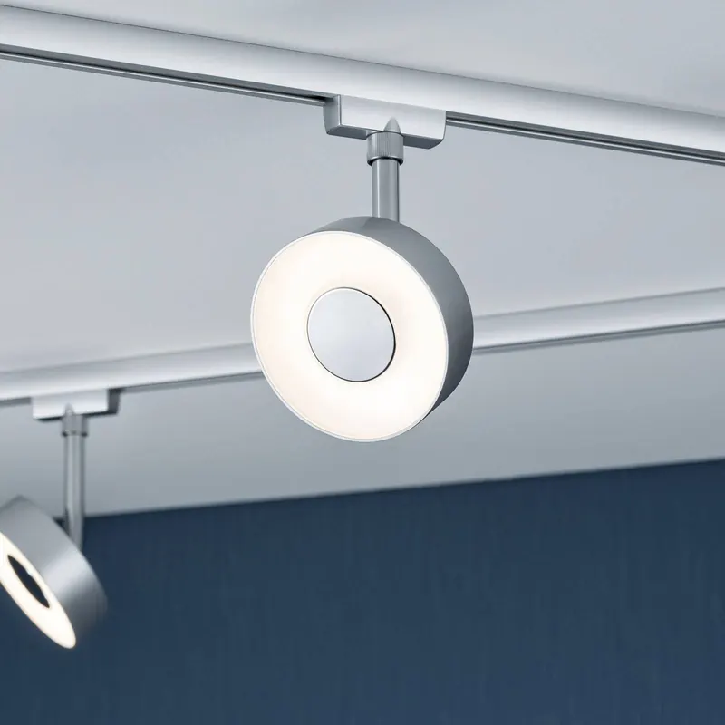 Paulmann URail Circle spot LED white switch chrom
