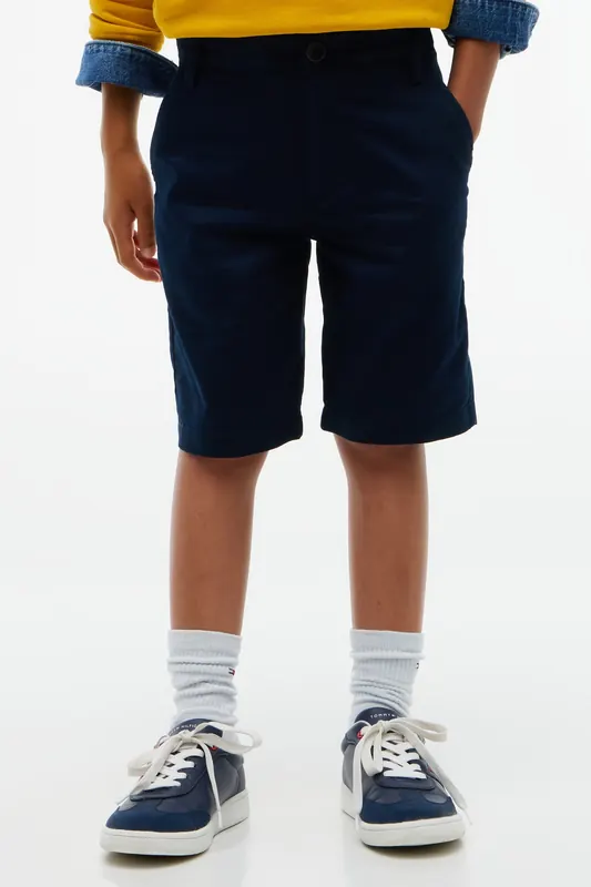 Tommy Hilfiger Boys 1985 Chino Short Dark Blue Maat: 4Y | Broeken Outlet | kids | Blauw