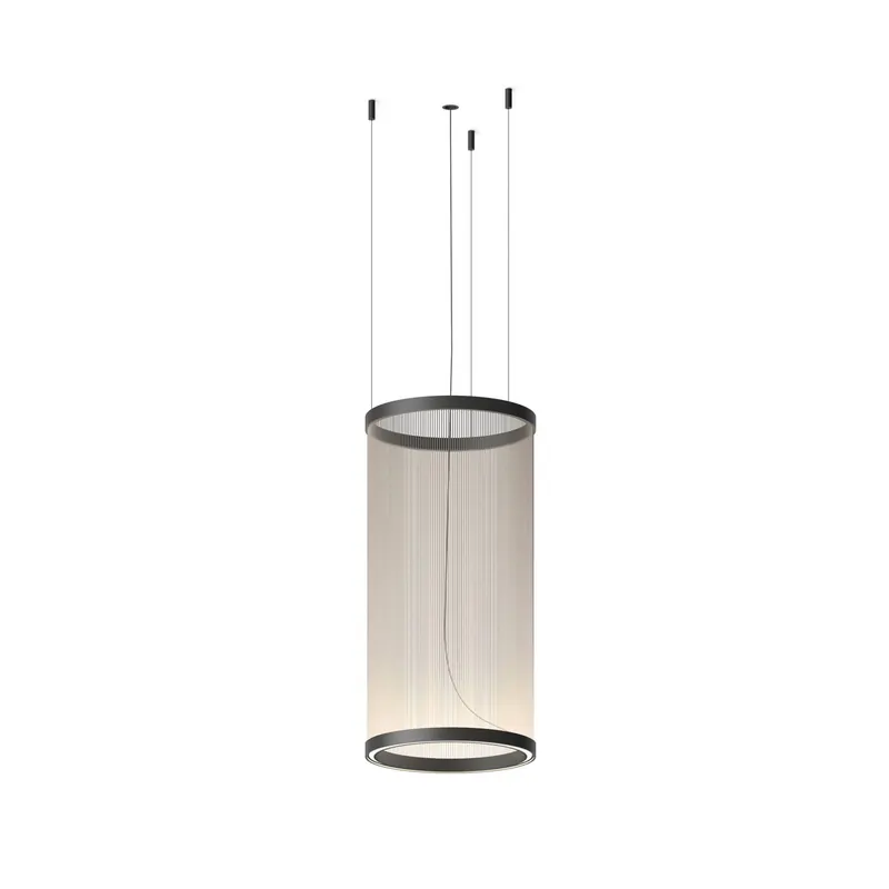 Vibia żyrandol LED ARRAY beżowy 73 x 37 cm cylinder 927 ciemny