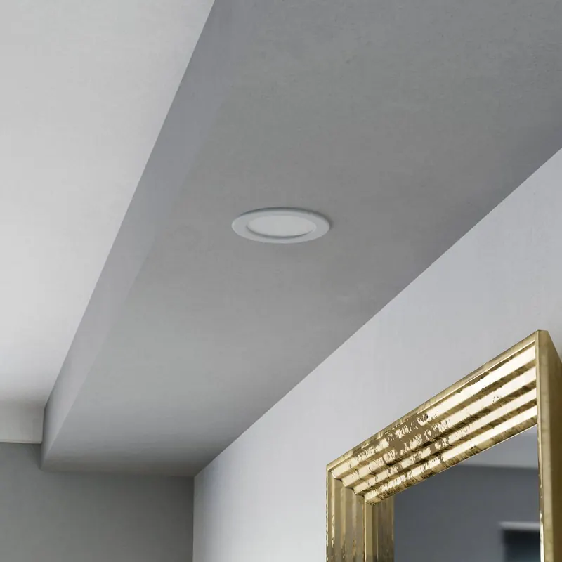 EGLO connect Oprawa wpuszczana LED Fueva 6-Z, biała, Ø 12 cm