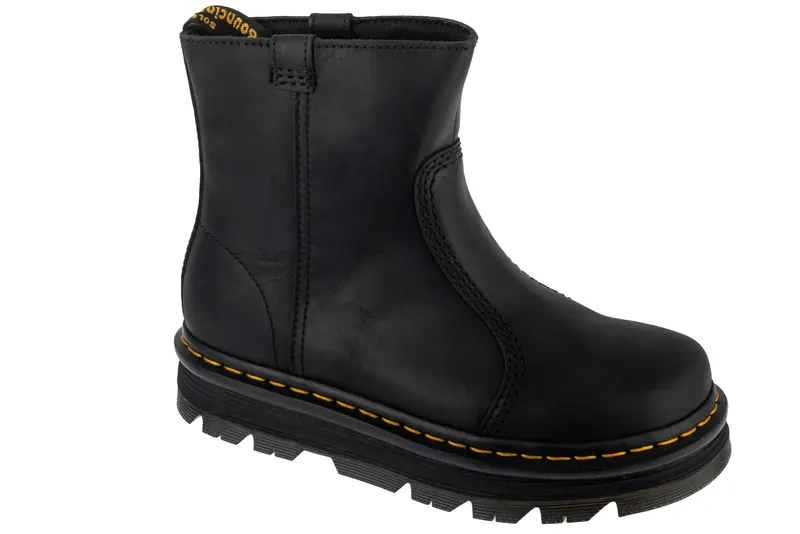 Dr. Martens ZebZag Rigger DM42662001, Damskie, Czarne, sztyblety, skóra licowa, rozmiar: 36