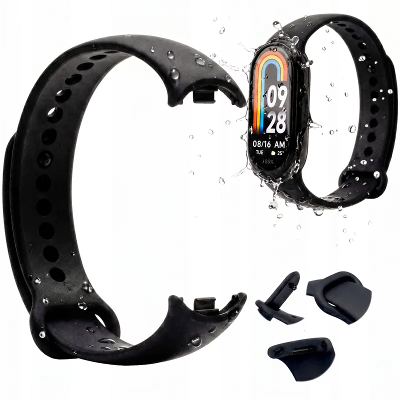 Pasek Opaska do Xiaomi Mi Band 10, 9, 8 Czarna iStrap Easy różne