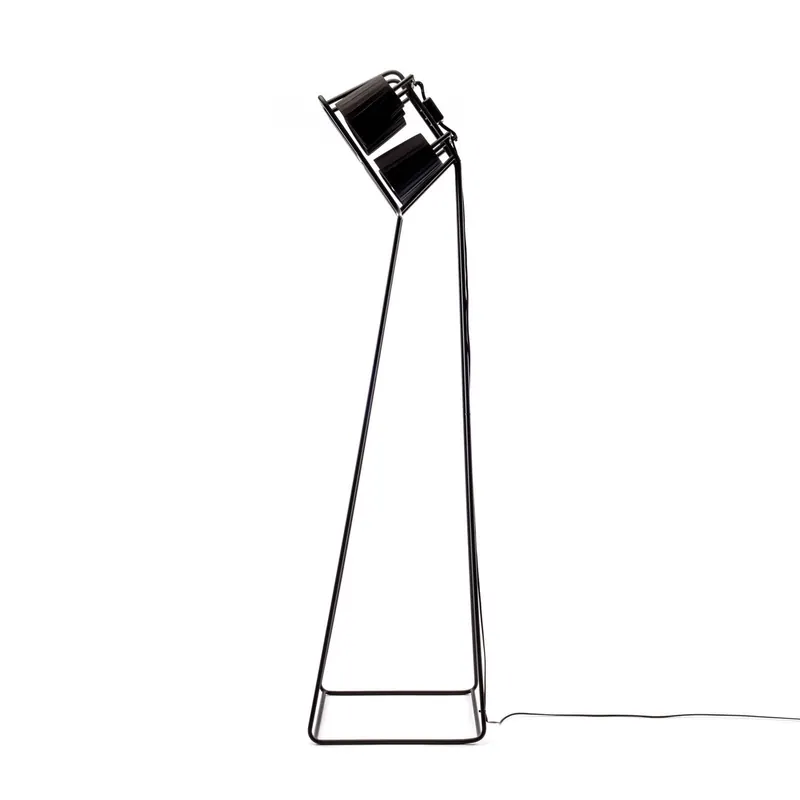 Lampa stojąca Multilamp, 6-punktowa czarna