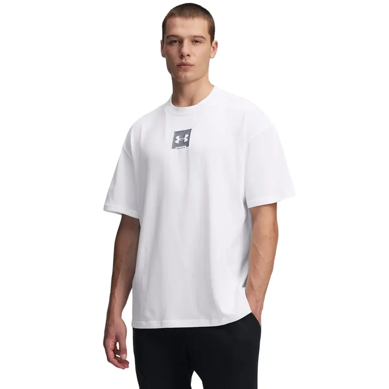 UNDER ARMOUR koszulka męska t-shirt z logo HW OS SM BOX (M)