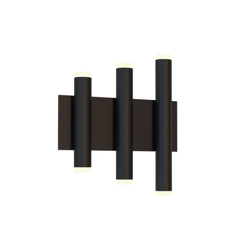 Kinkiet LED Cala, czarny, aluminium, 6 punktów świetlnych
