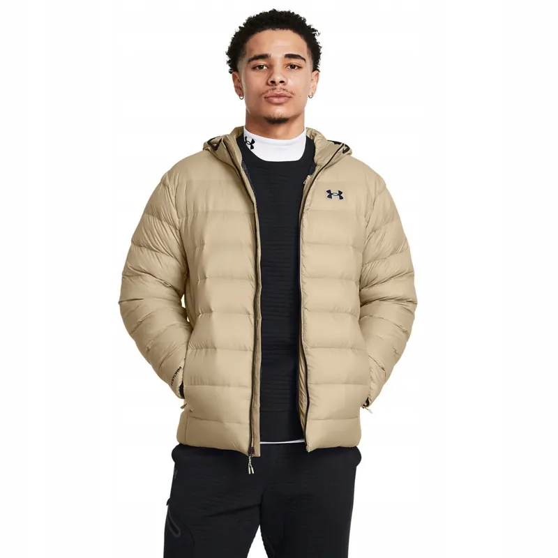 Męska kurtka puchowa pikowana Under Armour Legend Down Hooded Jacket be?