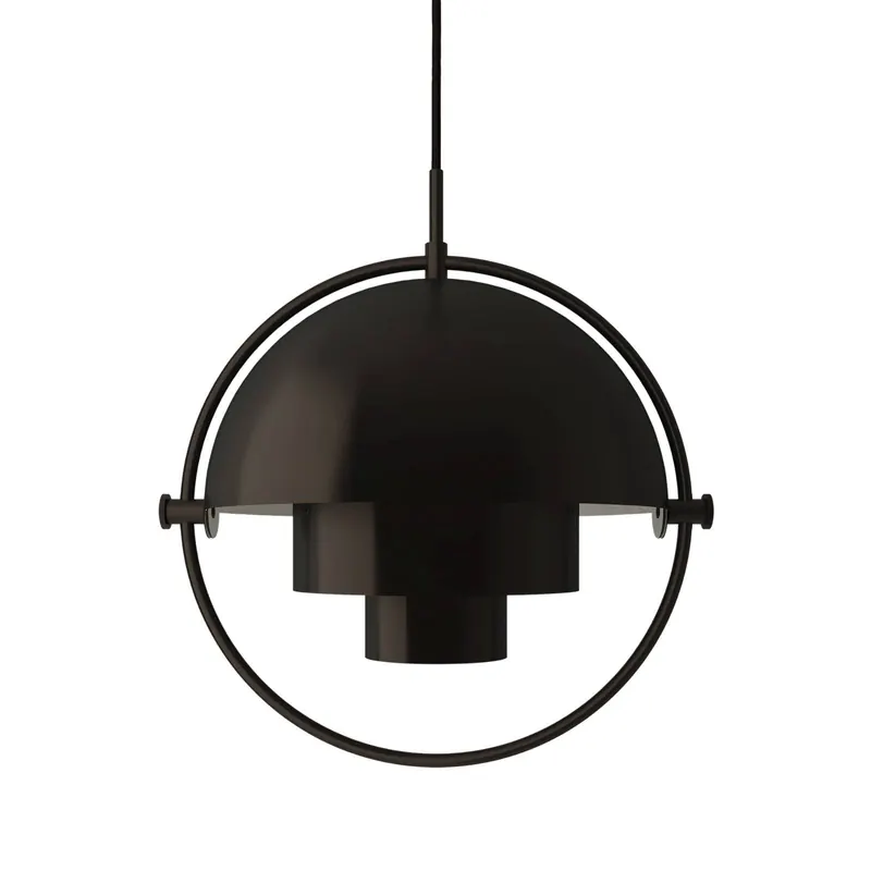 Lampa wisząca Gubi Lite, Ø 27 cm, czarny/czarny