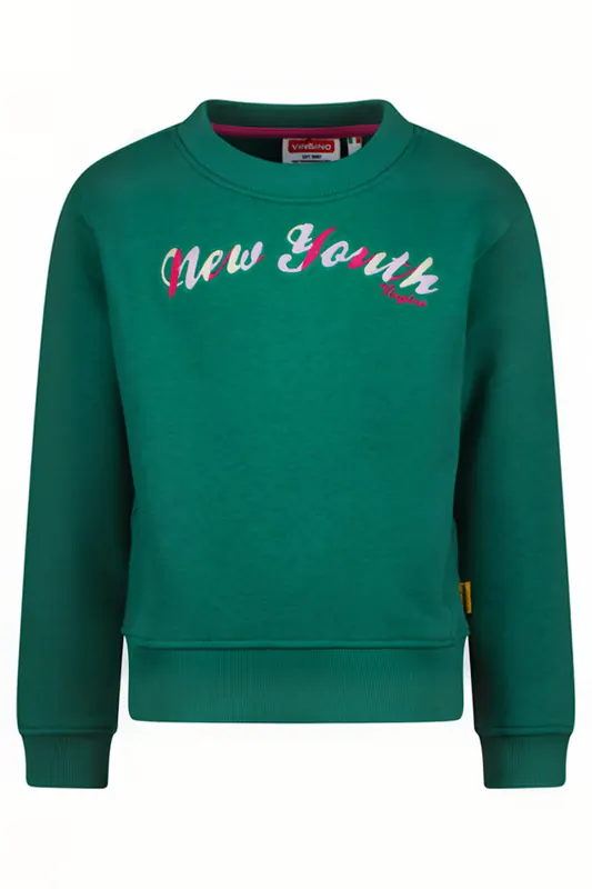 Vingino Nousha Dark Forest Maat: 10 | Truien Outlet | kids | Groen