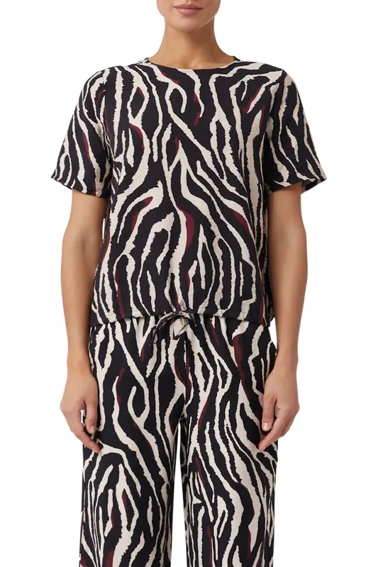 Comma Blouses Burgundy Maat: 36 | Jumpsuits Outlet | Dames | Zwart
